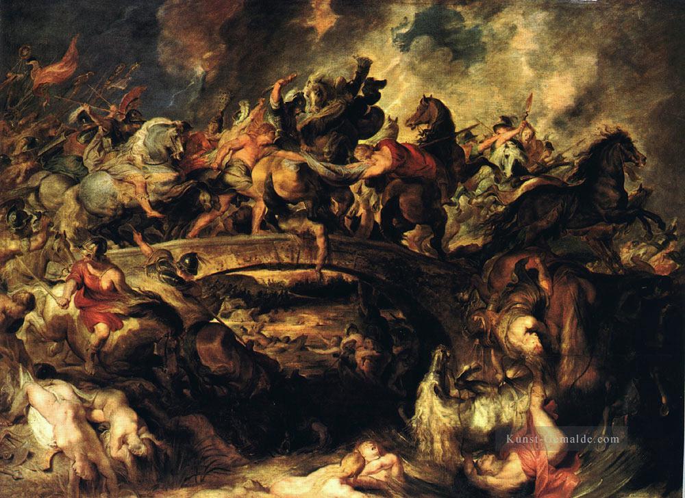 Kampf der Amazonen Barock Peter Paul Rubens Ölgemälde